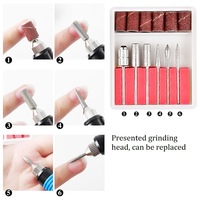 Narzędzia do Manicure wiertarka do paznokci maszyna profesjonalna szlifierka do paznokci żel polerka wiertarka Pen aparatura zestaw do Manicure elektryczny żel usuń 4
